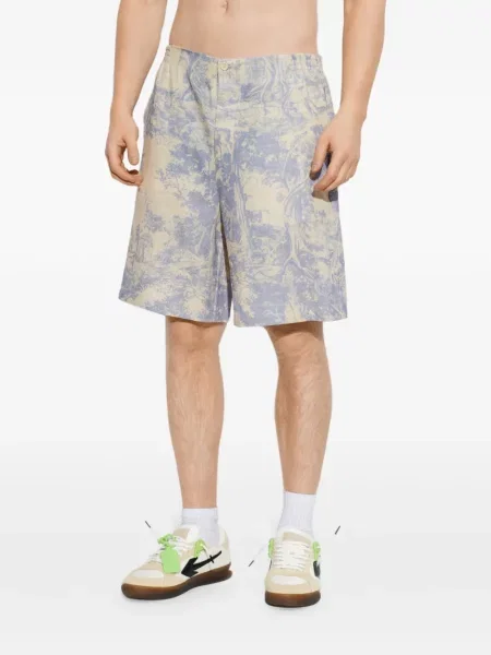 Pantaloni scurți Off-white de in alb