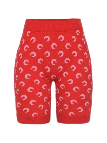 Jacquard rövidnadrág Marine Serre piros
