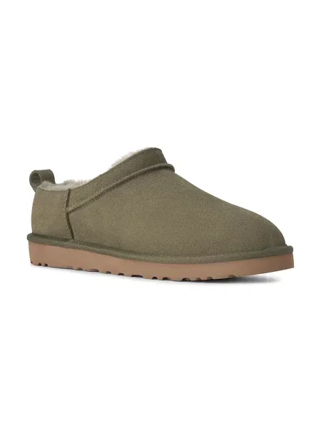 UGG papuci de casă pentru bărbați din piele întoarsă M Classic Micro verde