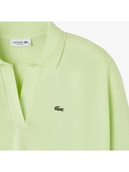 Lacoste Koszulka Polo Relaxed Fit Jasnozielona zielony
