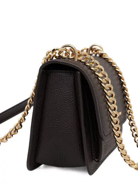 Top Michael Michael Kors din piele cu imagine maro