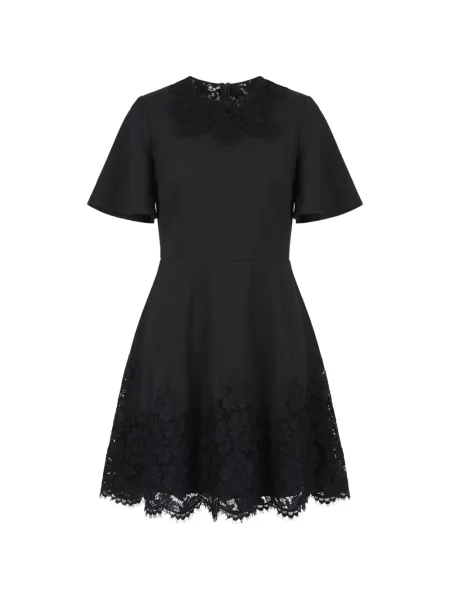 Rochie Valentino Garavani din dantelă evazată negru