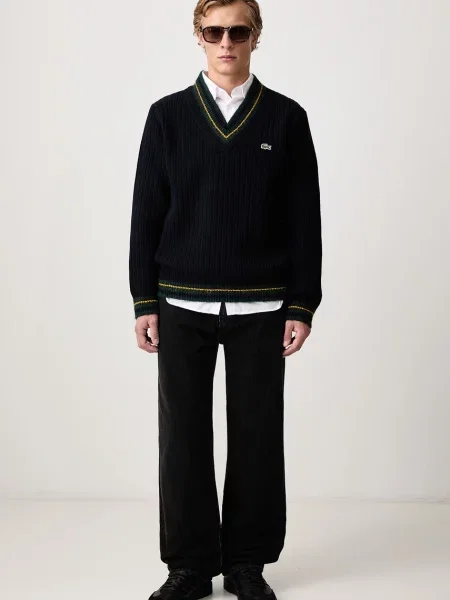 Lacoste pulover din lână pentru bărbați