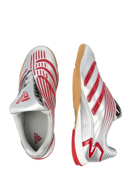 ADIDAS ORIGINALS Rövid szárú sportcipők PREDATOR SALA ezüstszürke / tűzpiros