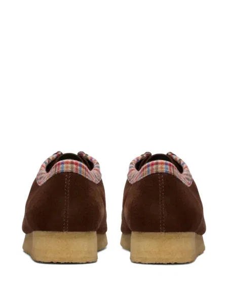 Zomšinės pledinės auliniai batai Clarks Originals ruda