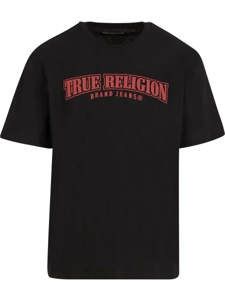 True Religion Tričko Nu Brush humrová černá