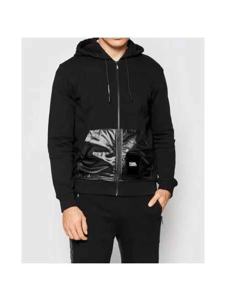 Bluza rozpinana Karl Lagerfeld czarna