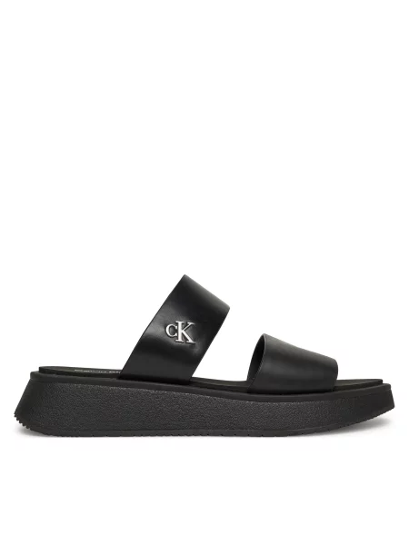 Natikače Calvin Klein Jeans crna