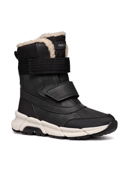 Geox cizme de iarna copii FLEXYPER PLUS negru