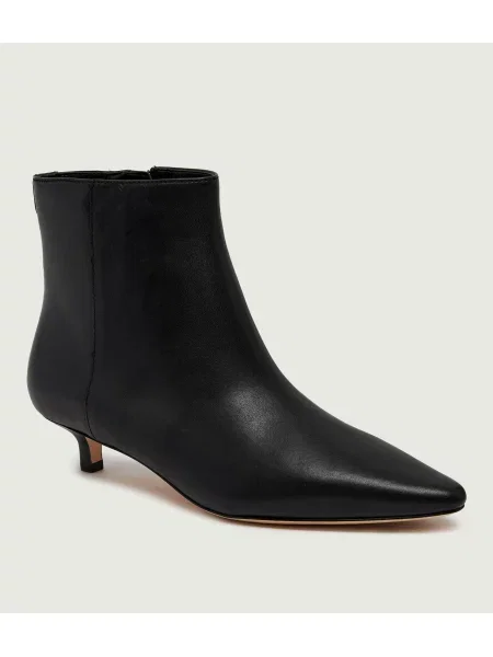 Lauren Ralph Lauren botine cu cui pentru femei din piele Frncsa Bt Hl negru
