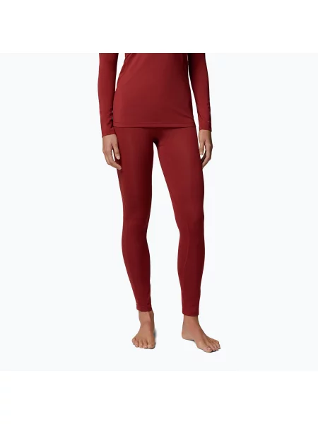 Pantaloni termoactivi pentru femei Columbia Midweight Stretch red oxide roșu