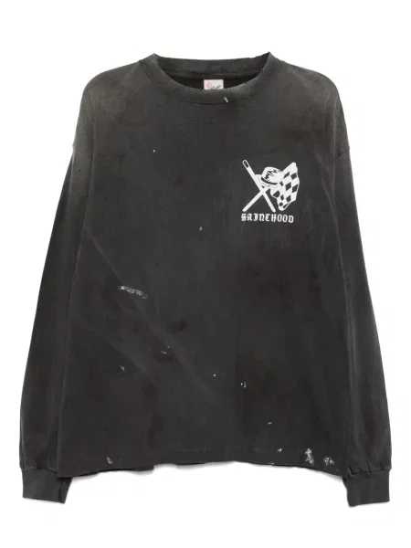 Majica Saint Mxxxxxx s printom crna