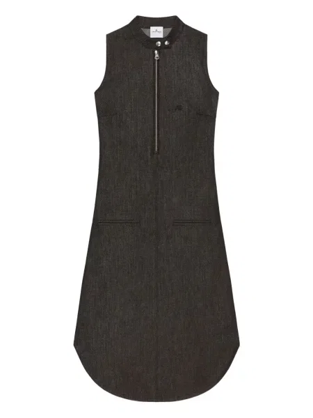 Rochie fără mâneci Courreges fără mâneci de costum gri