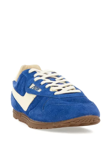 Sneakerși Autry din piele albastru
