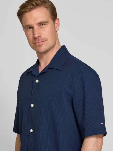Koszula casualowa o kroju relaxed fit z materiału seersucker Tommy Hilfiger