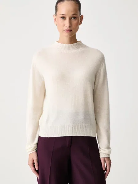 Kaos sweter kaszmirowy beżowy