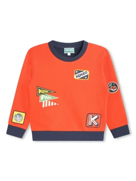 Bluza dziecięca Kenzo czerwona