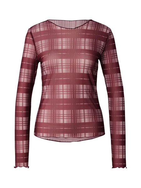 OBJECT Tricou OBJMontana roșu vin alb