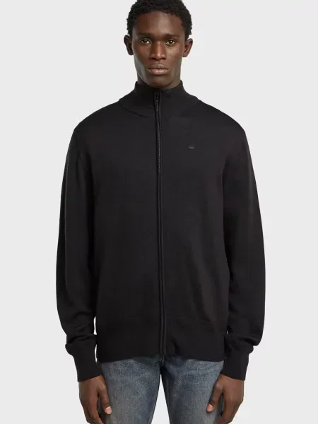 Вовняний кардиган G-star Raw чорний
