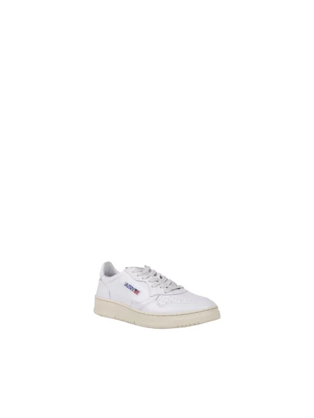 Sneakers Autry Medalist Low Man Leat/ Leat Wht/ Wht EUR 41 białe