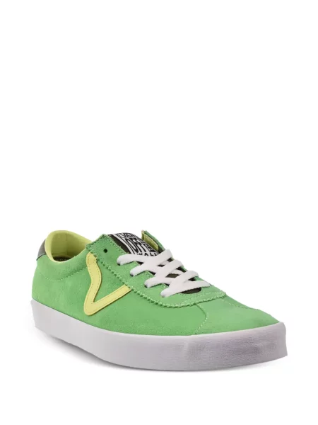 Szarvasbőr sneaker Vans zöld