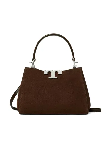 Torebka Tory Burch zamszowa brązowa