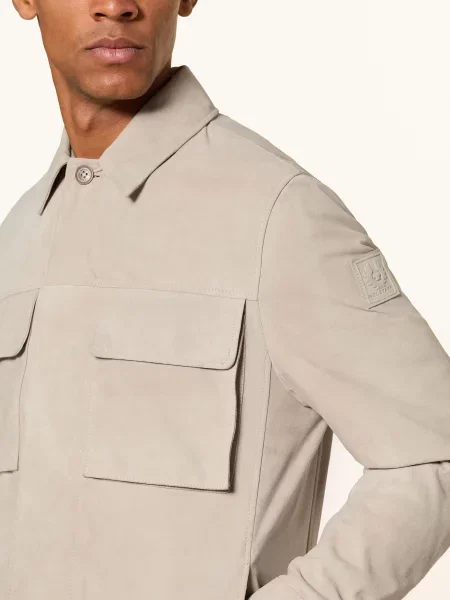 Belstaff Kožená Bunda Waymark mátová