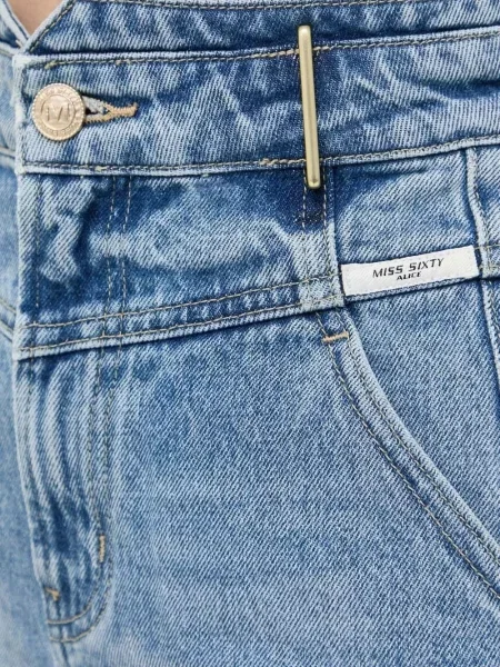 Pantaloni scurți din denim Miss Sixty albastru