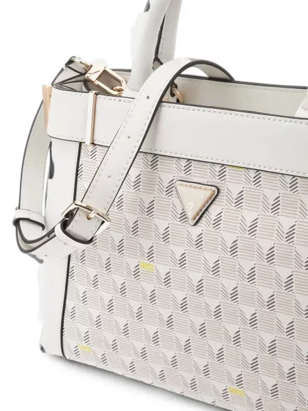 Geantă shopper Guess alb