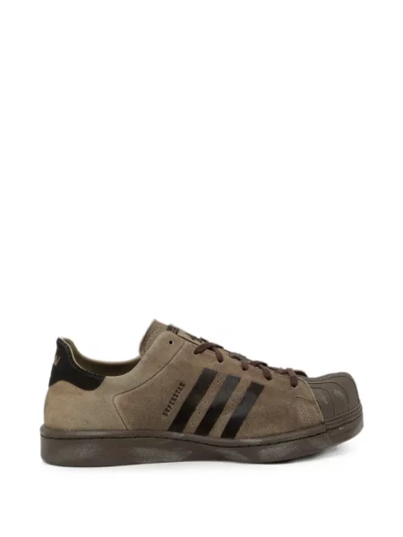 Tricou Adidas alergare din material terry cu imprimeu geometric alb