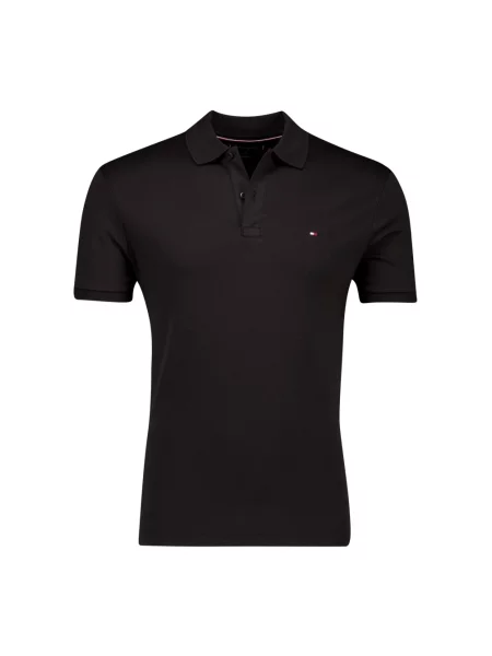 Tommy Hilfiger Koszulki Mężczyzna L koszulka polo z krótkim rękawem czarny
