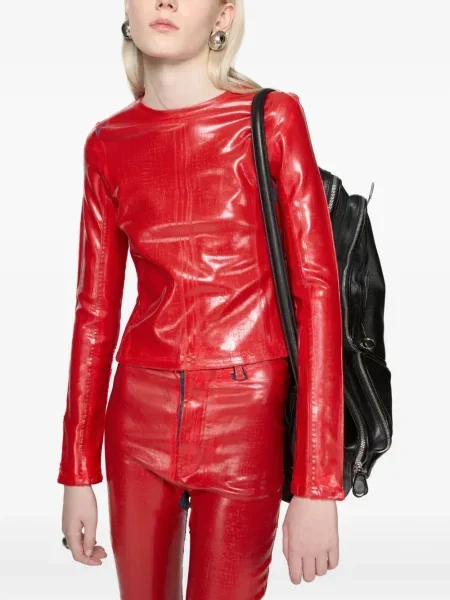 Lung top Acne Studios roșu