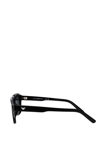 Ochelari de soare Emporio Armani cu imprimeu geometric negru