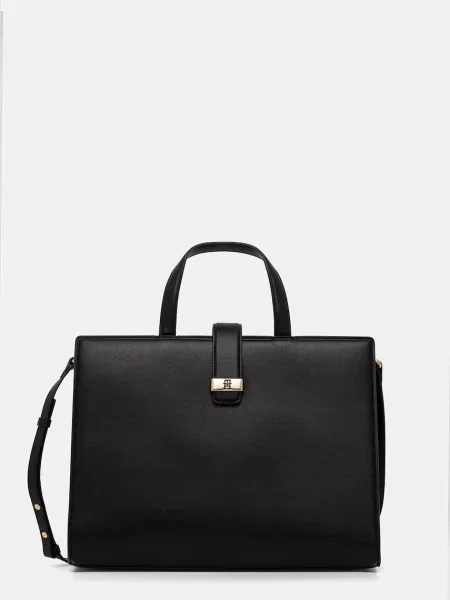 TOMMY HILFIGER Poșete HERITAGE' negru