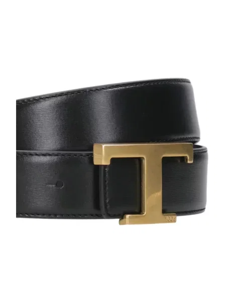 Pasek Tod's skórzany czarny