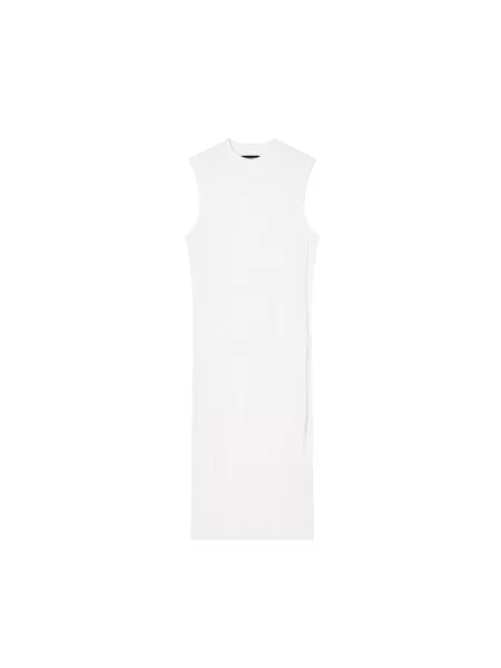 Sukienka midi Armani Exchange beżowa