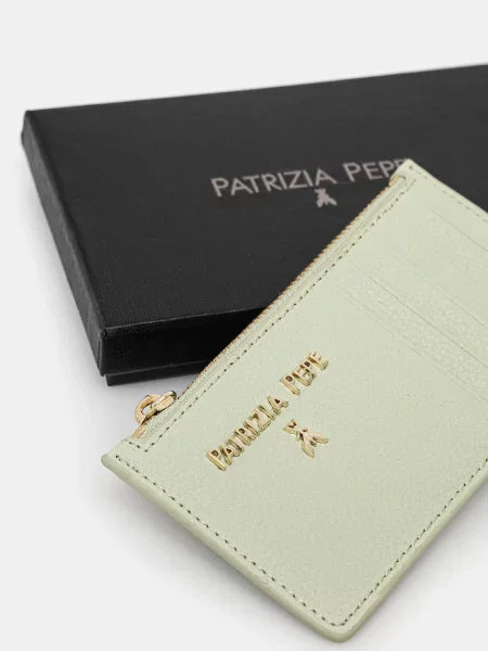 Кожаный кошелек Patrizia Pepe черный