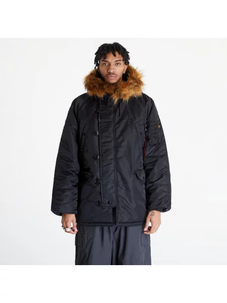 Bunda Alpha Industries Heritage Black L černá
