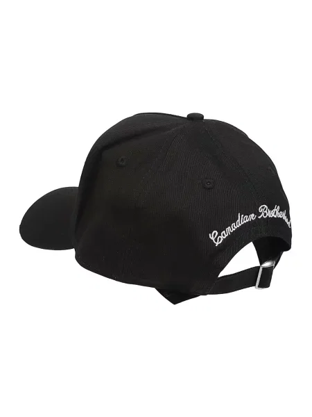 Czapka z daszkiem Dsquared2 czarna