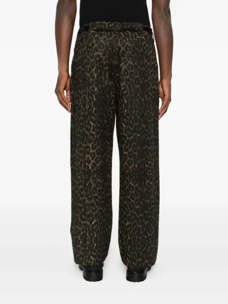 Pantaloni Andersson Bell cu imagine verde