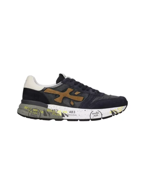 Premiata Sneakersy Mick Var Granatowy niebieskie
