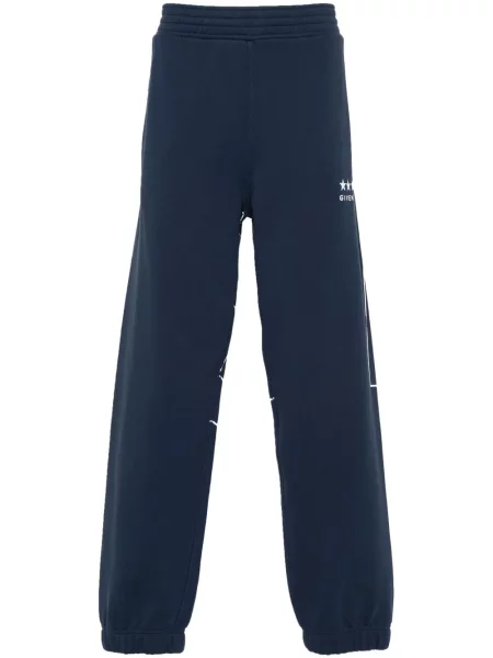 Pantaloni Givenchy cu imagine albastru