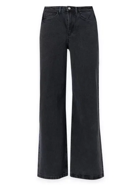 Vero Moda Petite Traperice VMTHEA tamo siva