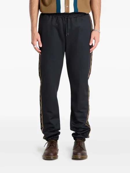 Běžecké kalhoty Fred Perry černé