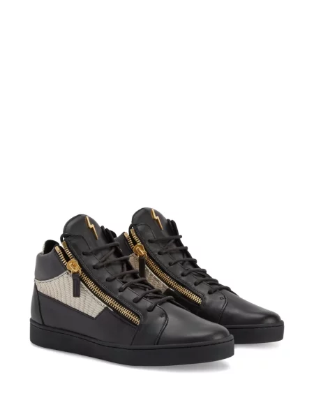Δερμάτινα sneakers Giuseppe Zanotti Kriss μαύρο