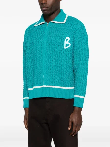 Cardigan Bonsai cu broderie verde