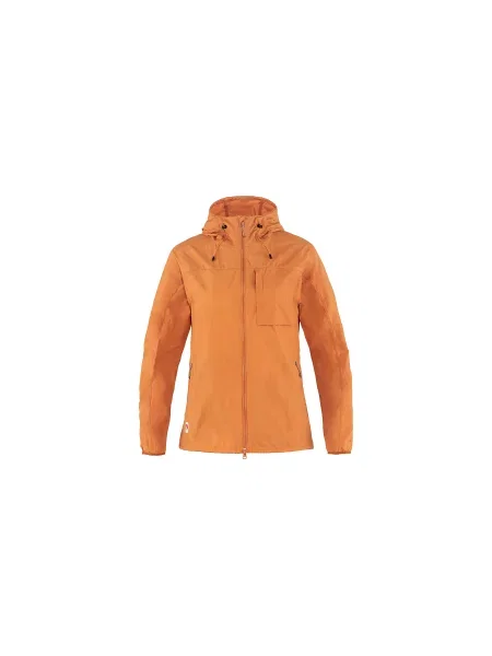 Fjällräven High Coast Wind Jacket W Kobiety Kurtki Fjällräven Size: XL pomarańczowy