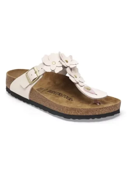 Kvetinové tenisky Birkenstock biela
