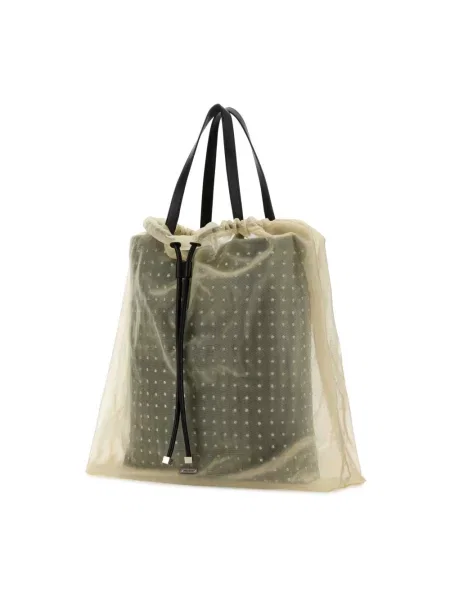 Shopperka Alexander Mcqueen tiulowa beżowa
