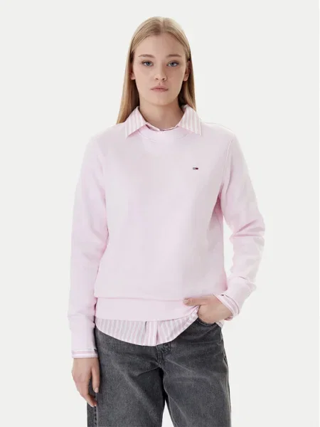 Суитчър Tommy Jeans розово